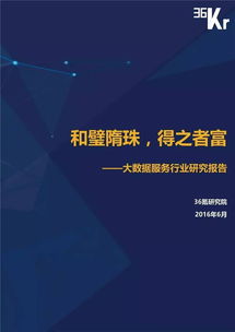 大數(shù)據服務行業(yè) 驅動數(shù)字時代的新引擎